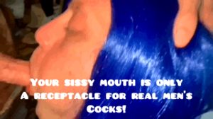 Sissybritneylane your mouth is a receptacle for real mens cocks sissy femboy trap gurl crossdresser